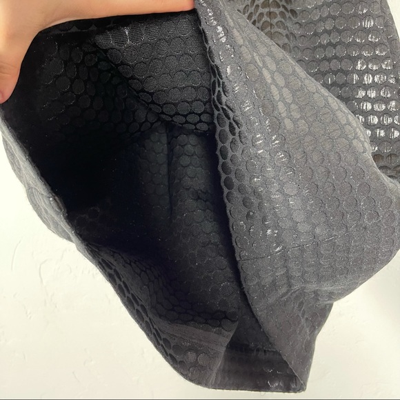 2B Rych Dress Black Polka Dot Midi Zipper Pouf - Picture 8 of 9